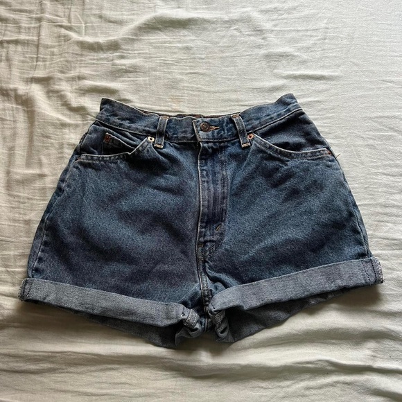 vintage orange tab levi’s shorts - Picture 4 of 5